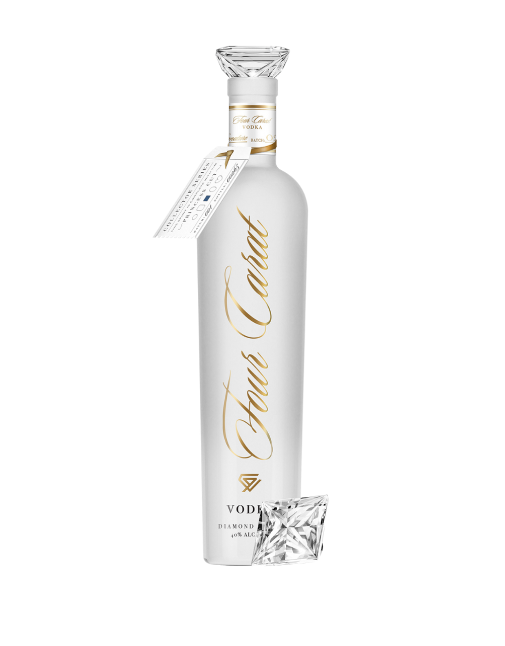 FOUR CARAT VODKA PRINCESS CUT