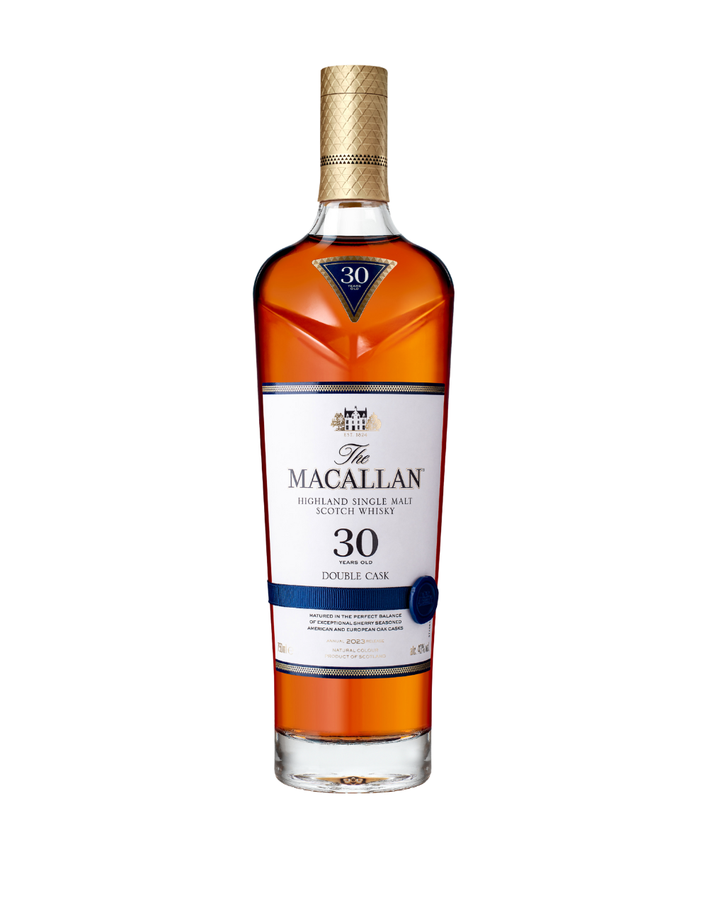 ウイスキー The Macallan 30 Year Old Double Cask The Macallan Double Cask 30 Years Old Single Malt Whisky 2023
