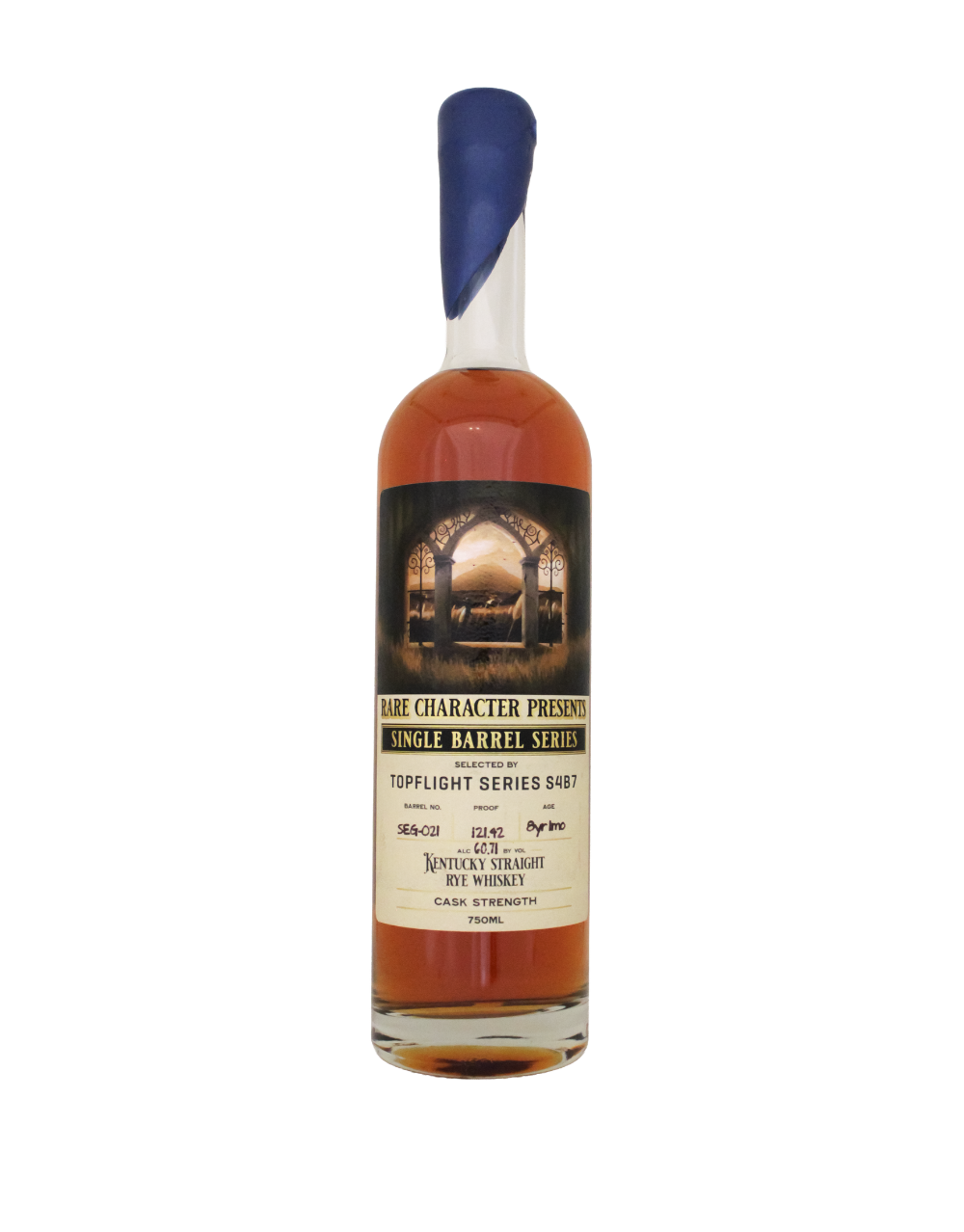 RARE CHARACTER CASK STRENGTH KENTUCKY STRAIGHT RYE S4B7