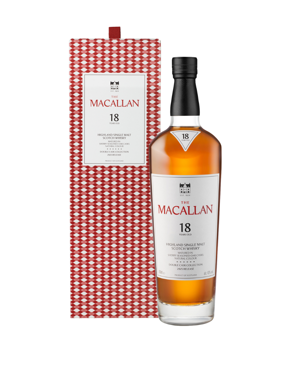THE MACALLAN DOUBLE CASK 18 YEARS OLD SINGLE MALT WHISKY 2025 RELEASE
