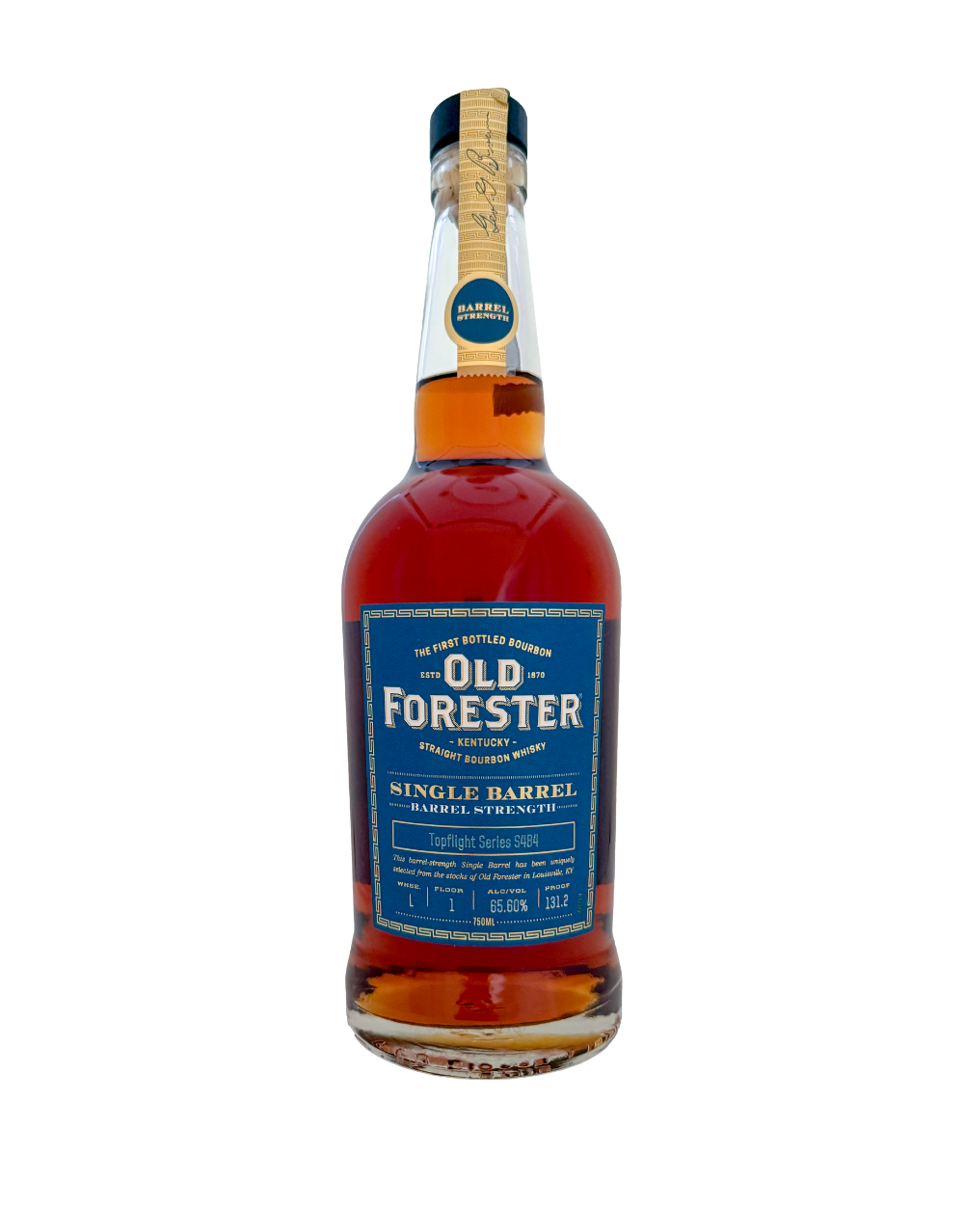 OLD FORESTER BARREL STRENGTH SINGLE BARREL BOURBON S4B4