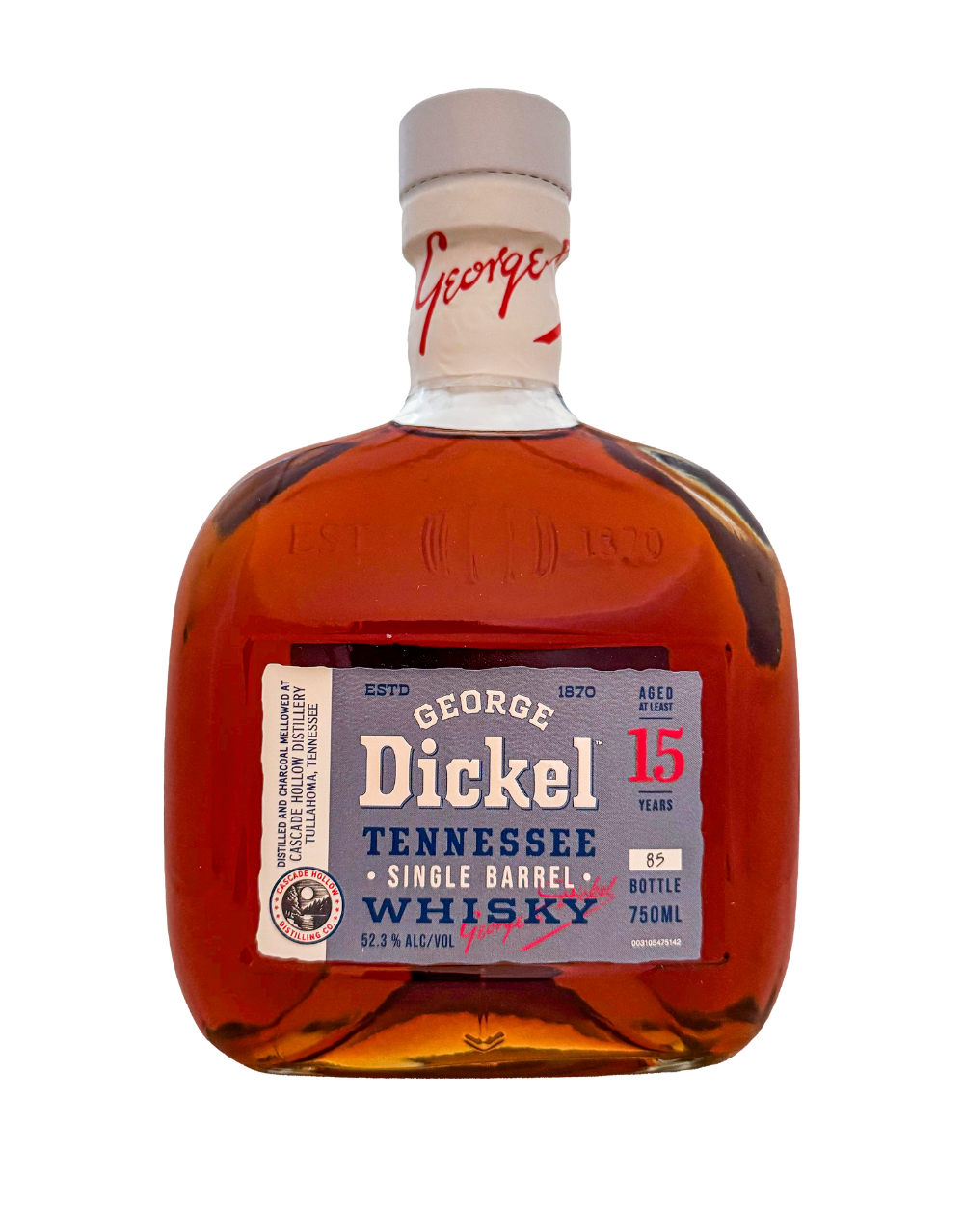 GEORGE DICKEL 15 YEAR OLD SINGLE BARREL S3B13