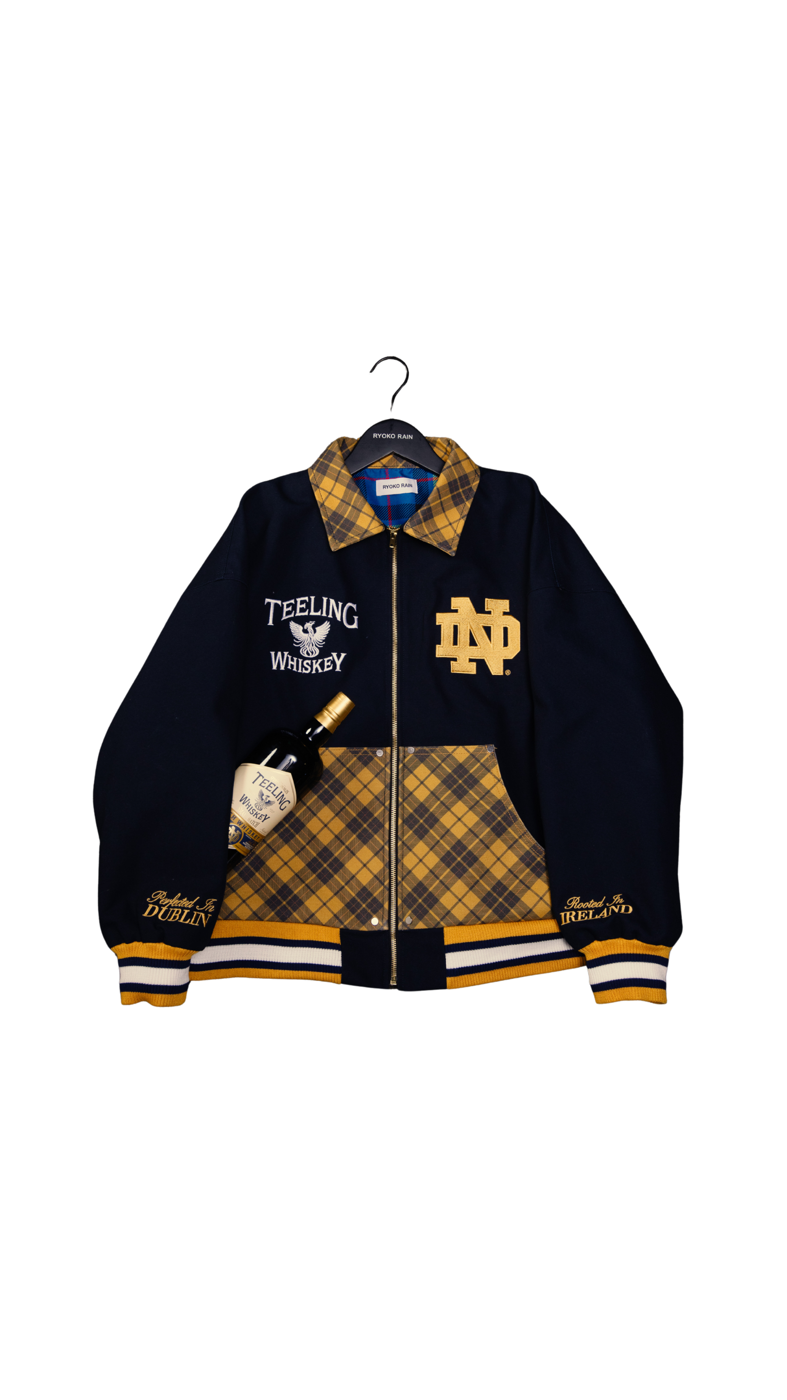 IRISH SPIRIT GAMEDAY COLLECTION WITH 2025 NOTRE DAME SMALL BATCH BOTTLE