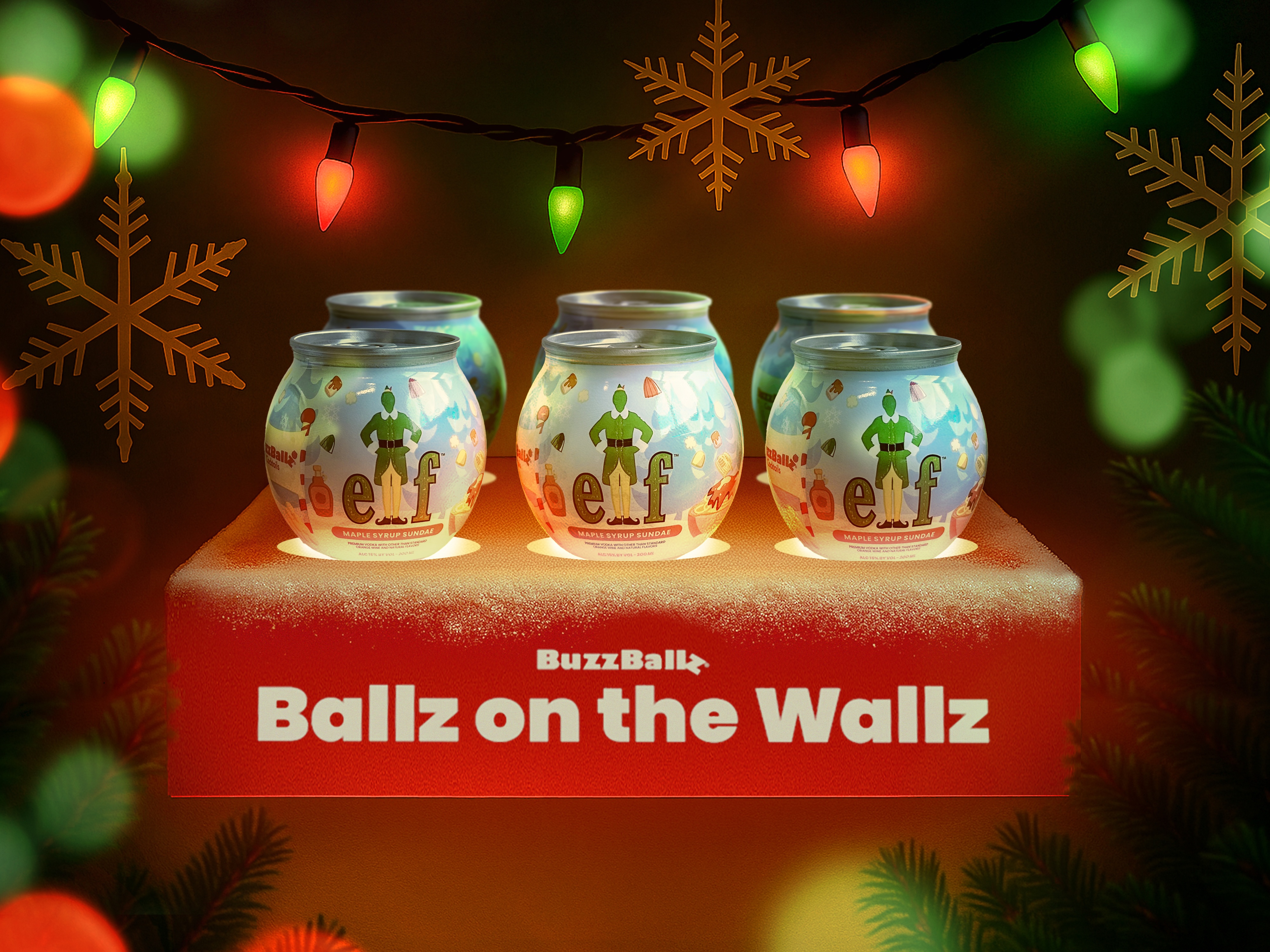 Buzzballz Ballz on the Wallz Shelf Kit | ReserveBar