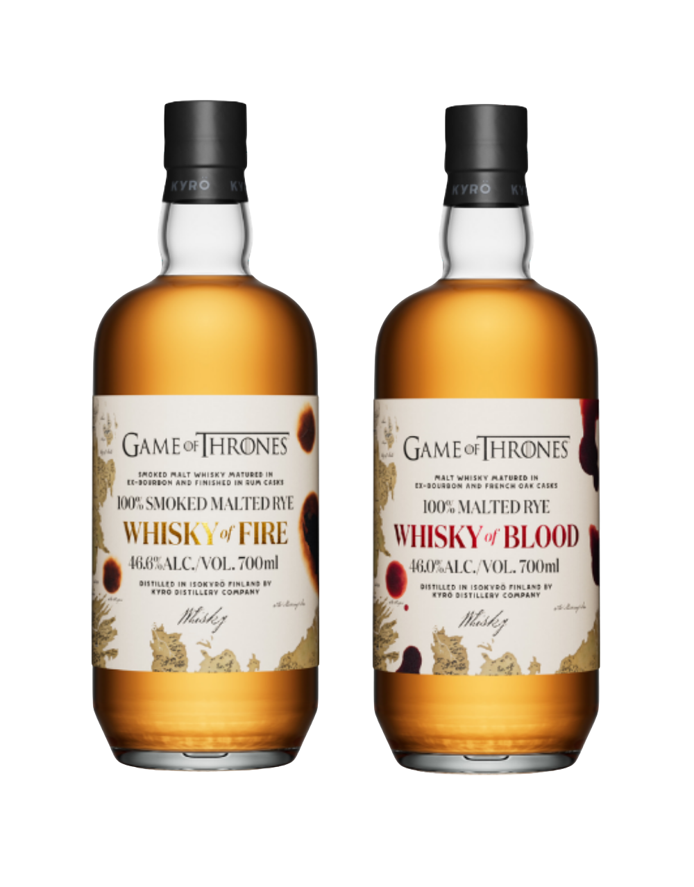 GAME OF THRONES X KYRÖ RYE WHISKEY BUNDLE
