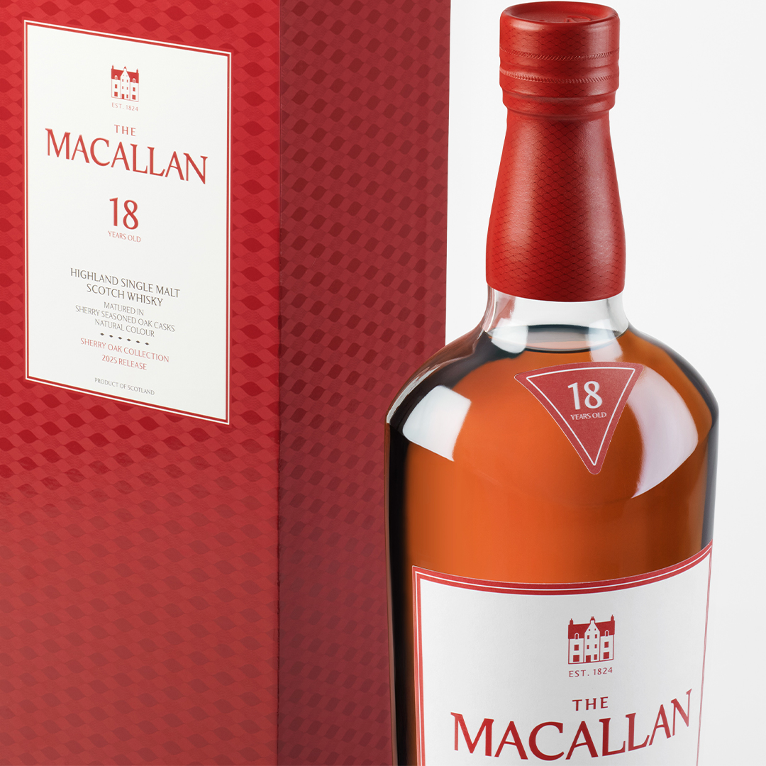The Macallan Sherry Oak 18 Years Old Single Malt Whisky 2025