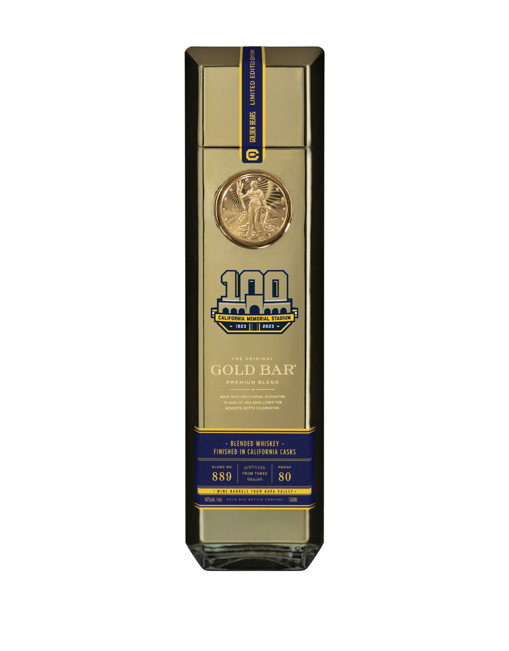 Gold Bar® Whiskey Cal Memorial Stadium Limited Edition