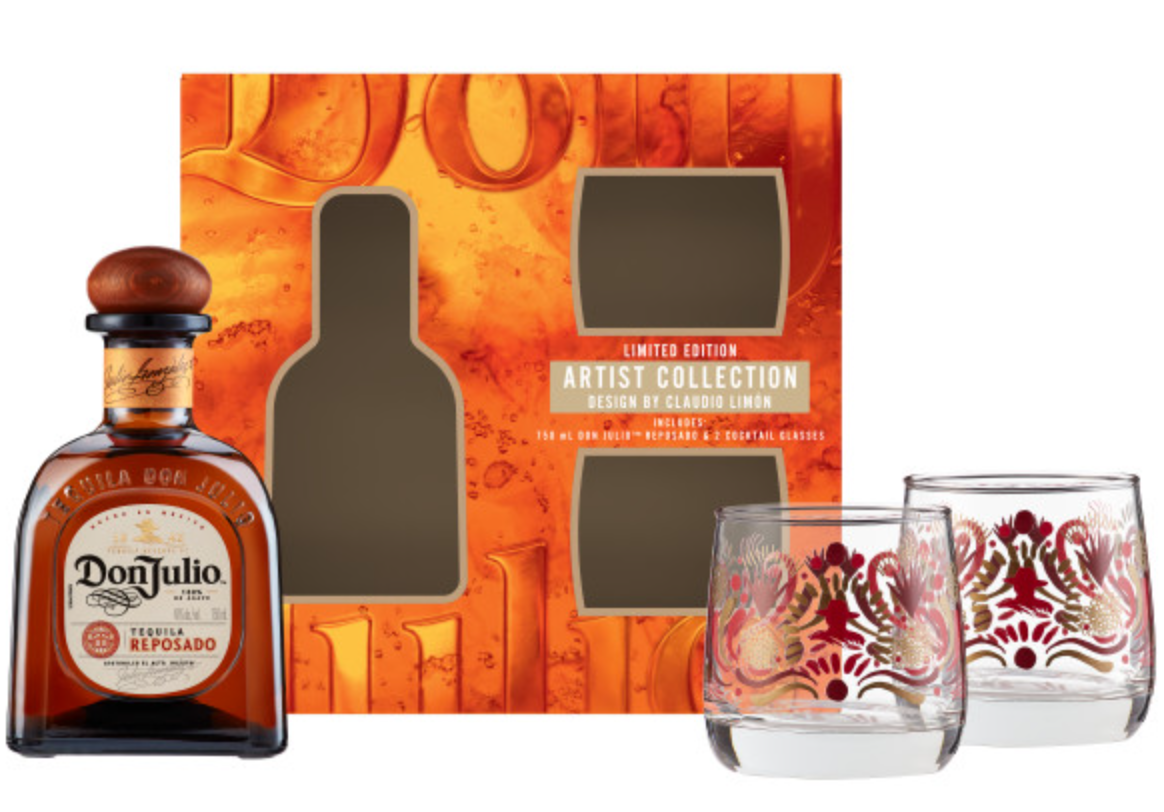 DON JULIO REPOSADO TEQUILA GIFT SET