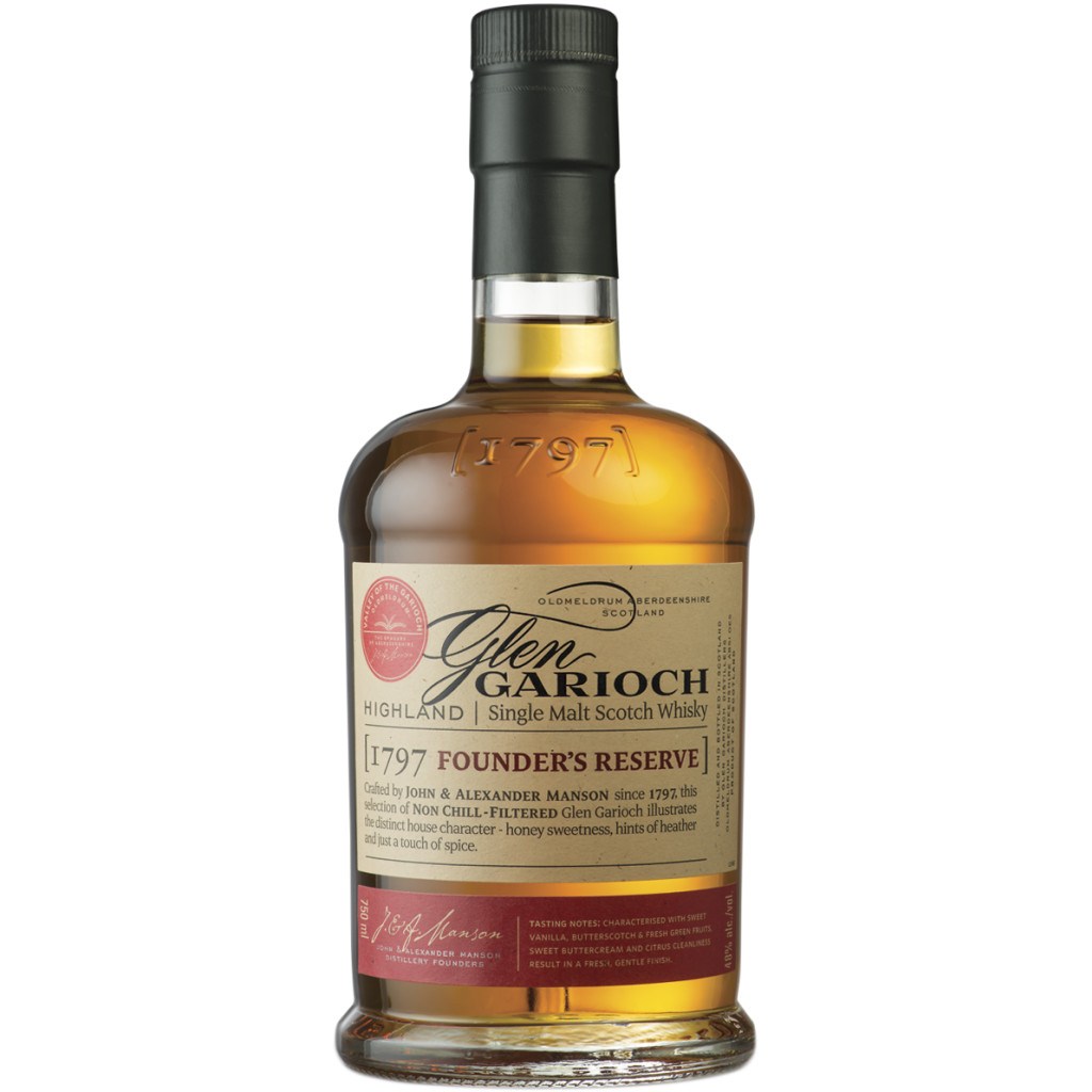 GLEN GARIOCH FOUNDERS RESERVE HIGHLAND SINGLE MALT SCOTCH WHISKY
