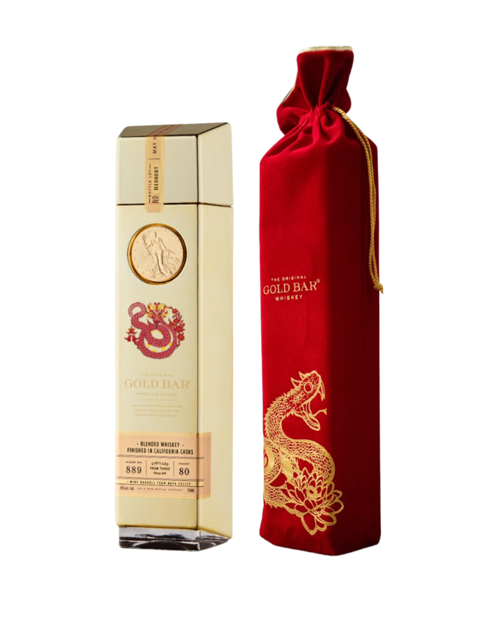 GOLD BAR WHISKEY LUNAR NEW YEAR EDITION