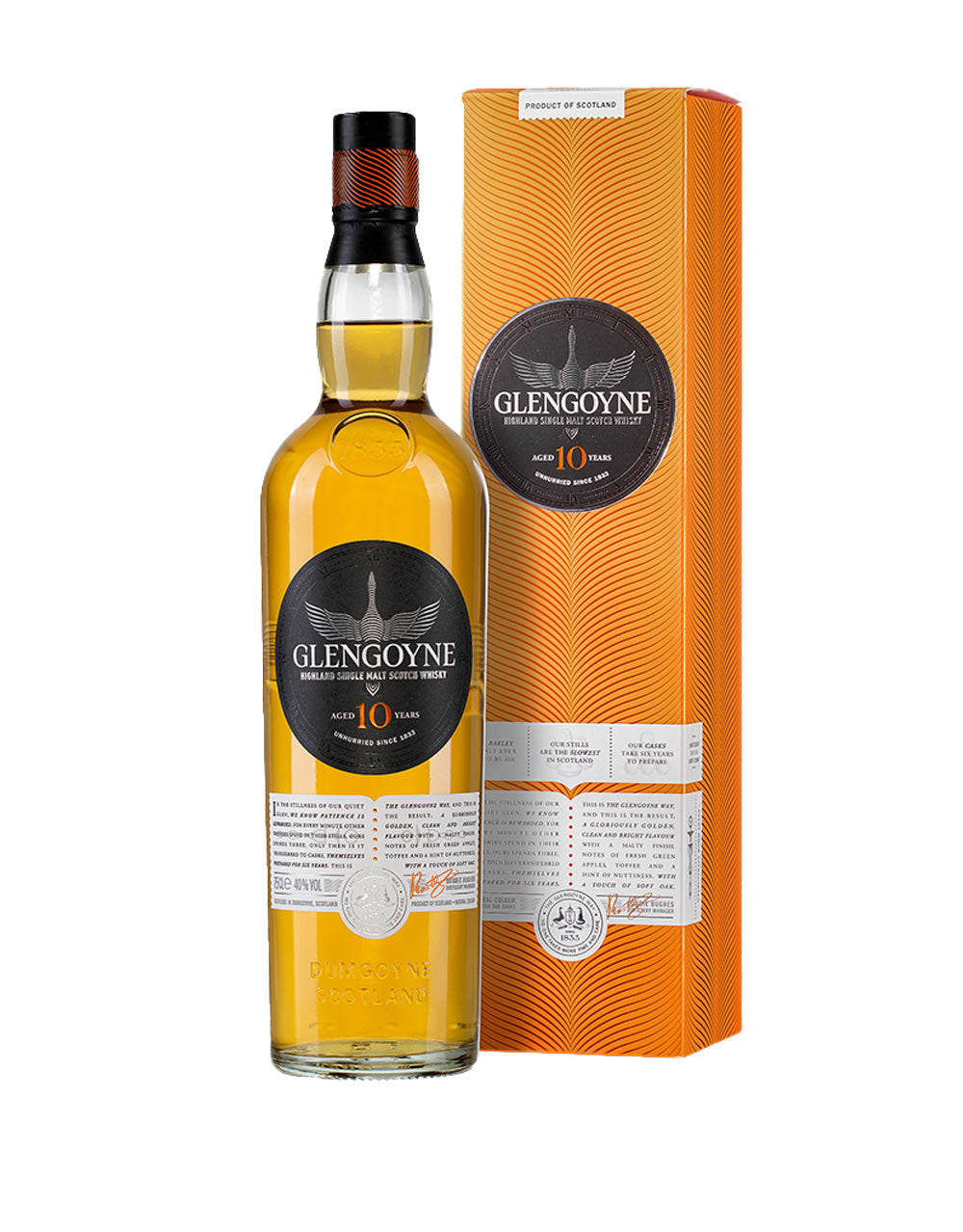 GLENGOYNE 10 YEAR OLD SINGLE MALT SCOTCH WHISKY