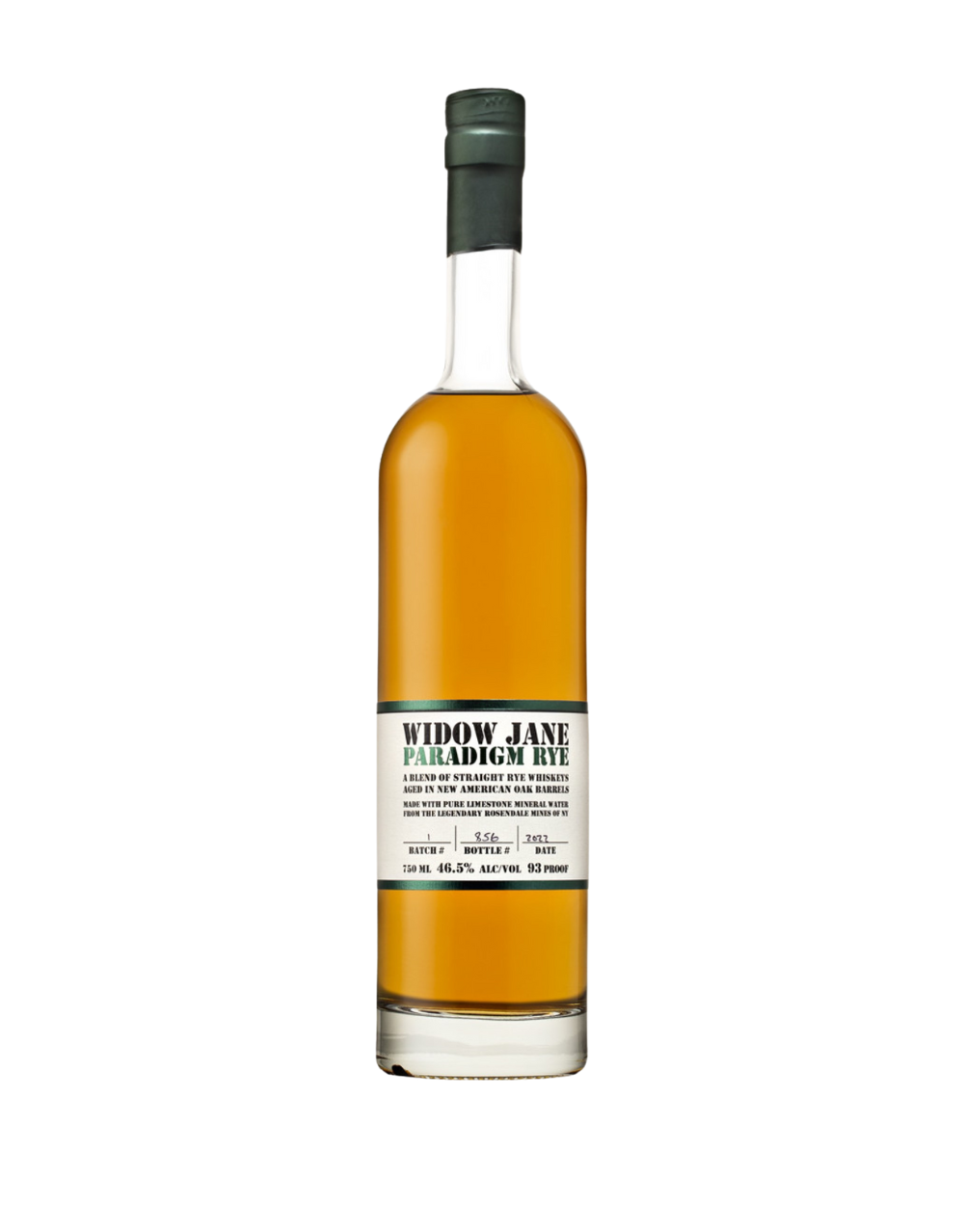 WIDOW JANE RYE AMERICAN OAK AGED