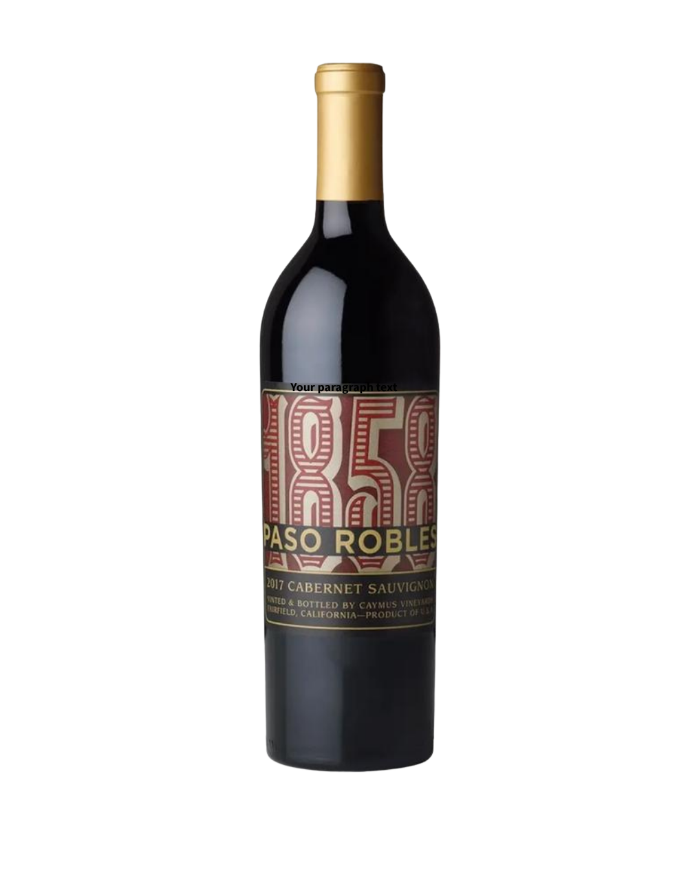 1858 CABERNET SAUVIGNON PASO ROBLES