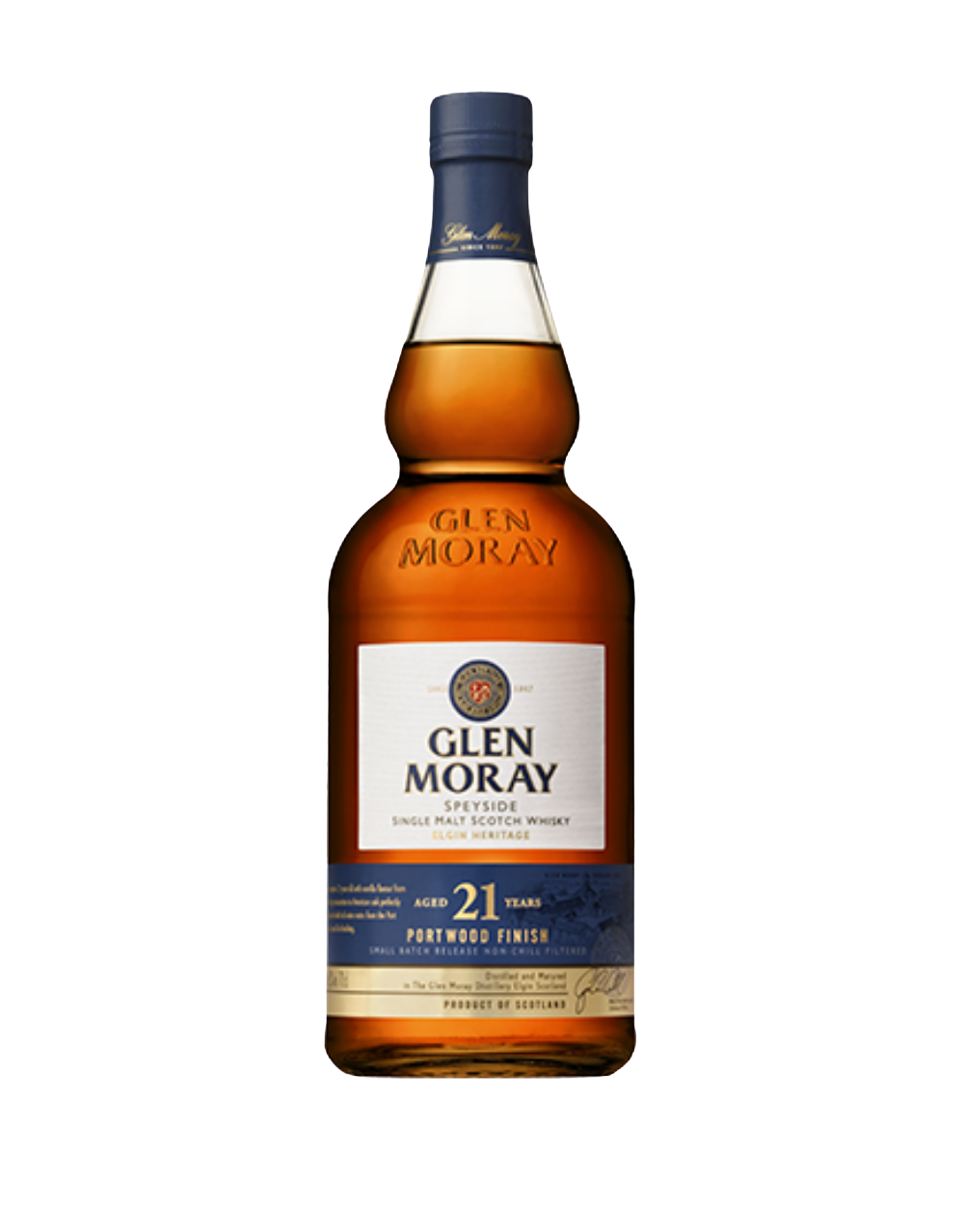 GLEN MORAY HERITAGE SINGLE MALT 21 YEAR OLD