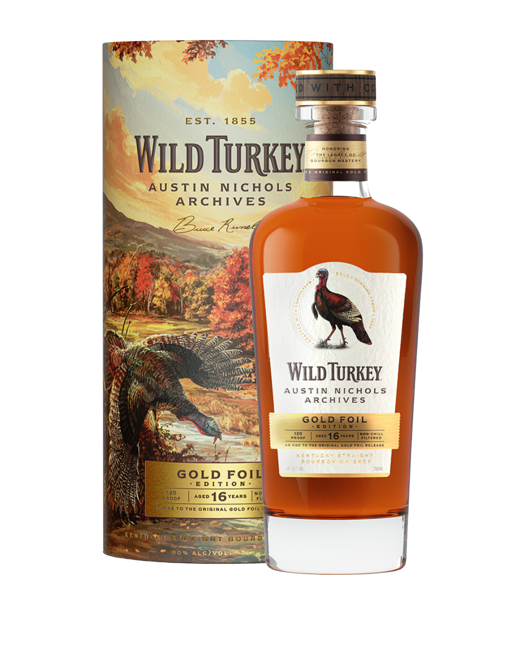 Wild Turkey Bourbon Austin Nichols Archives - Gold Foil Edition