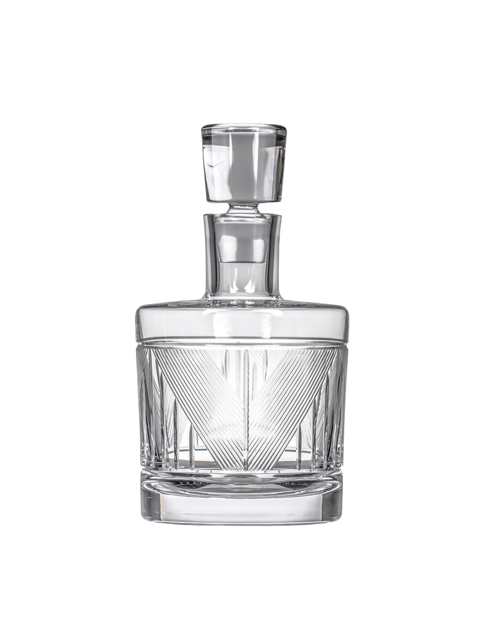 ROLF GLASS BLEECKER STREET WHISKEY DECANTER
