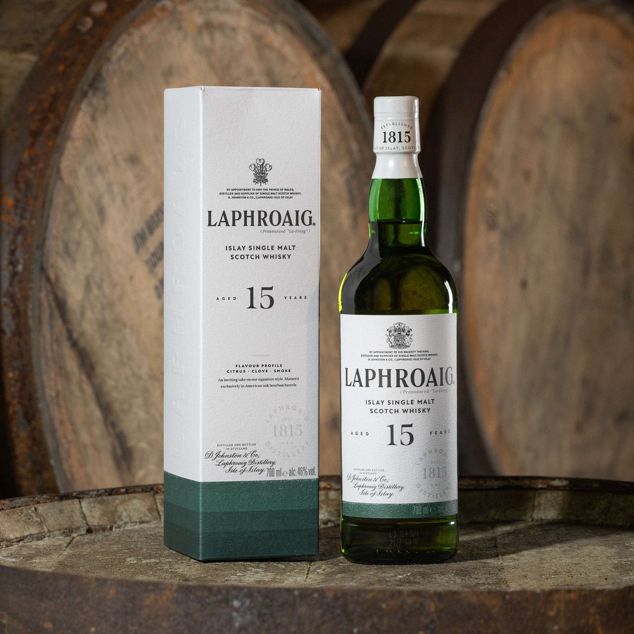月*熊様 LAPHROAIG 15年 シングルモルトウイスキー 750ml Laphroaig 15 Year Old Islay Single Malt Scotch Whisky | ReserveBar