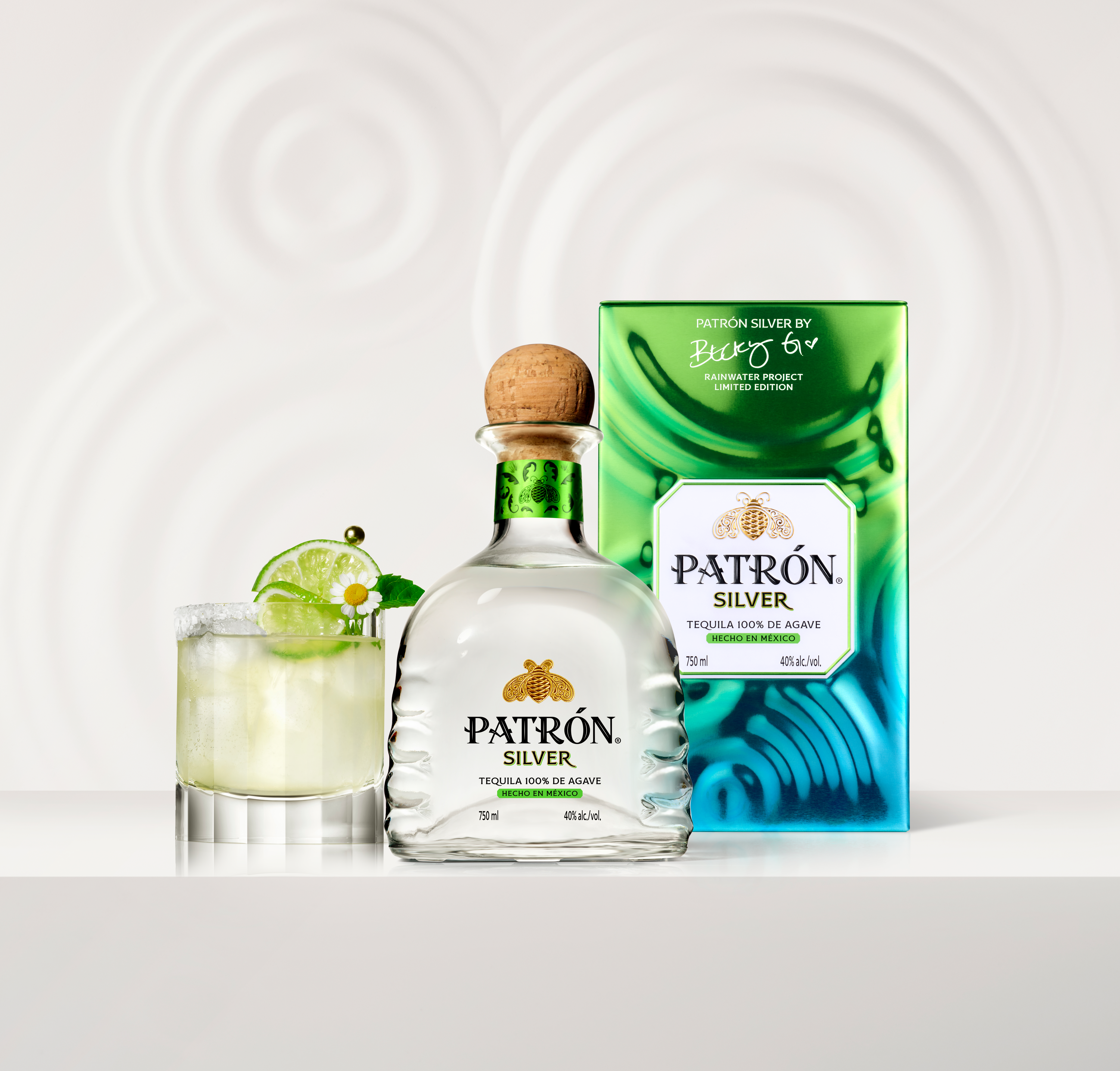 Patron Silver Tin and Isla Urbana Featuring Becky G - Rainwater