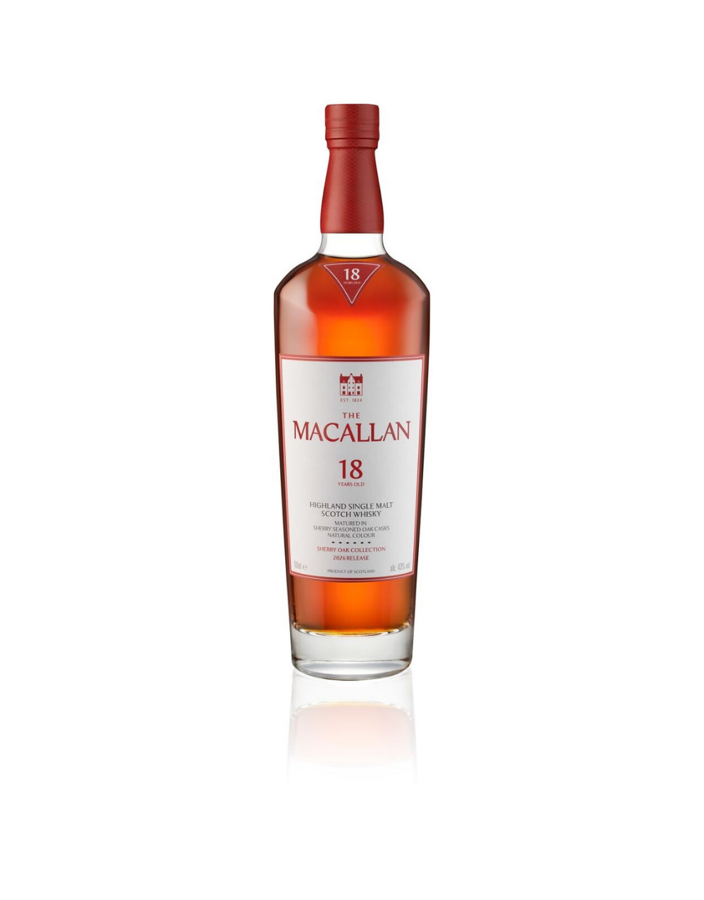 THE MACALLAN SHERRY OAK 18 YEARS OLD SINGLE MALT WHISKY 2026 RELEASE