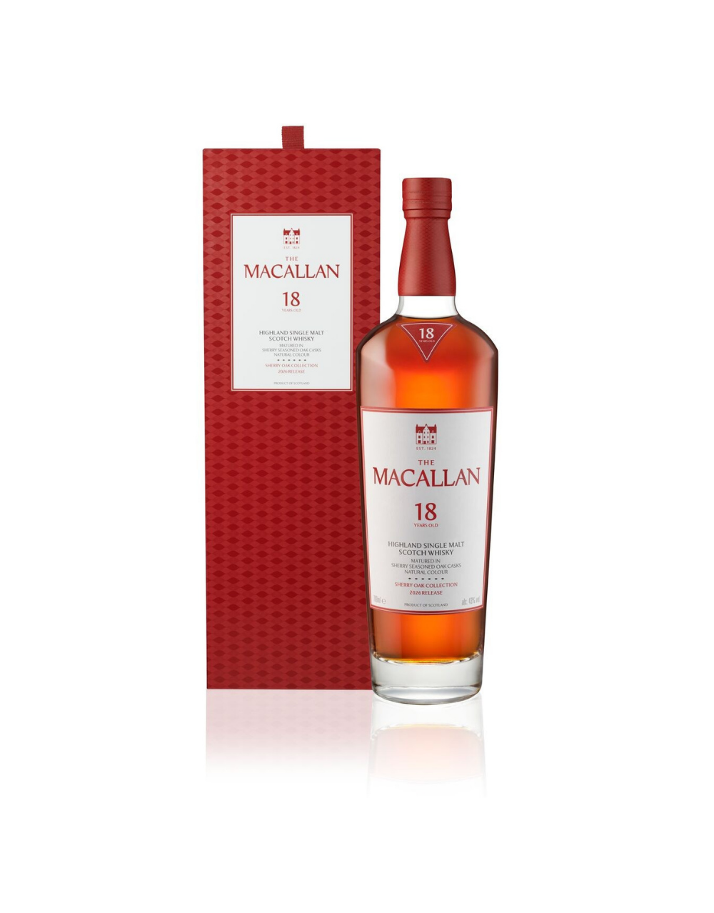 The Macallan Sherry Oak 18 Years Old Single Malt Whisky 2026
