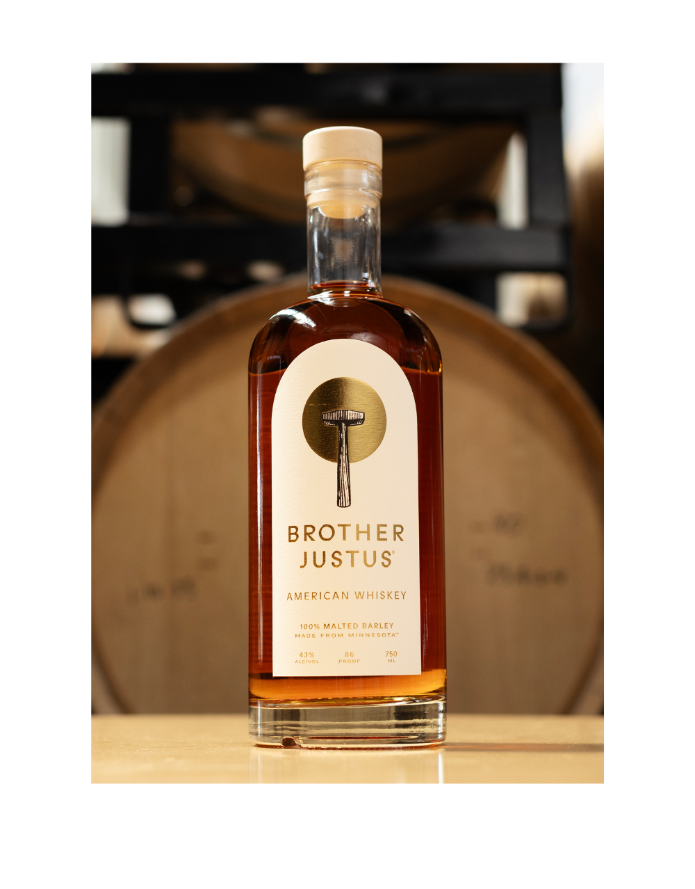 BROTHER JUSTUS AMERICAN WHISKEY