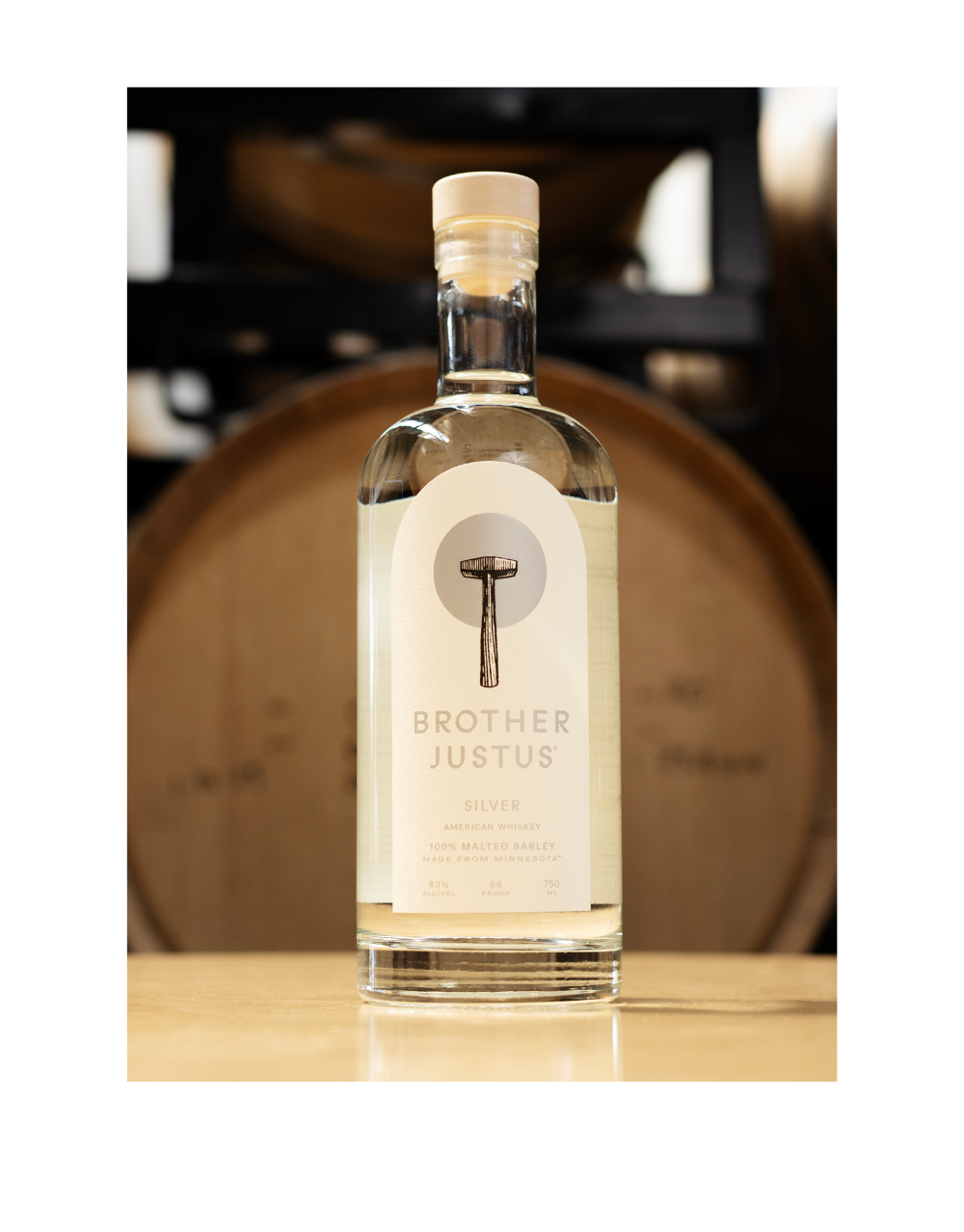 BROTHER JUSTUS SILVER AMERICAN SINGLE MALT WHISKEY