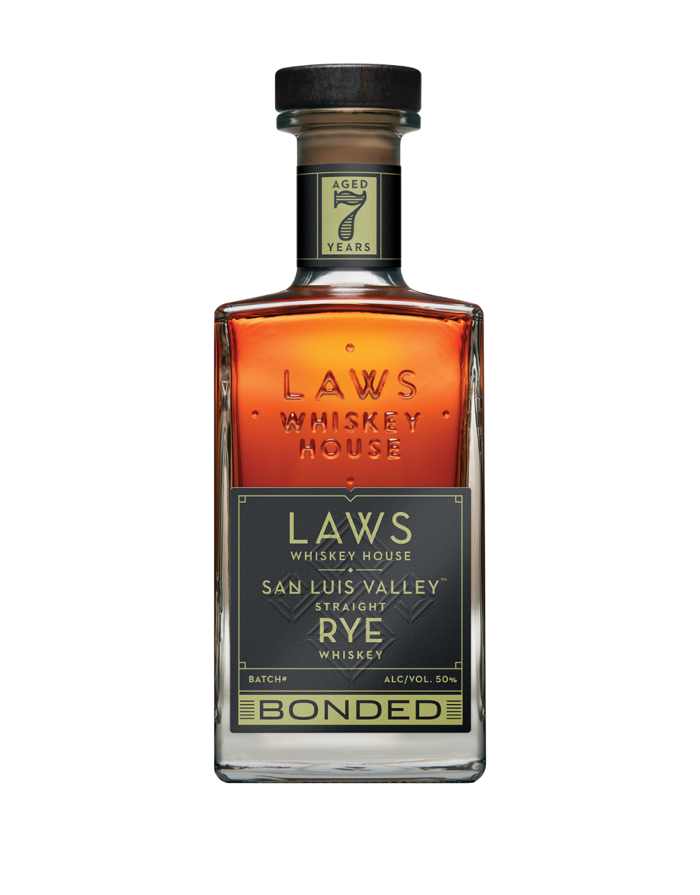 LAWS BOTTLED IN BOND SAN LUIS VALLEY STRAIGHT RYE WHISKEY