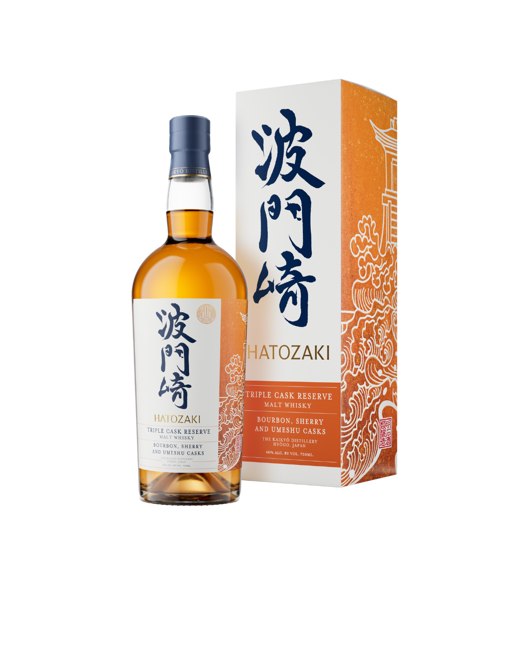 HATOZAKI TRIPLE CASK RESERVE MALT WHISKY
