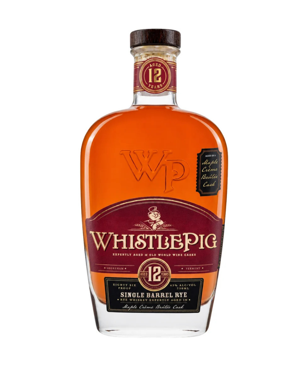 WHISTLEPIG 12 YEAR SINGLE BARREL MAPLE CRÈME BRÛLÉE FINISH LIMITED EDITION