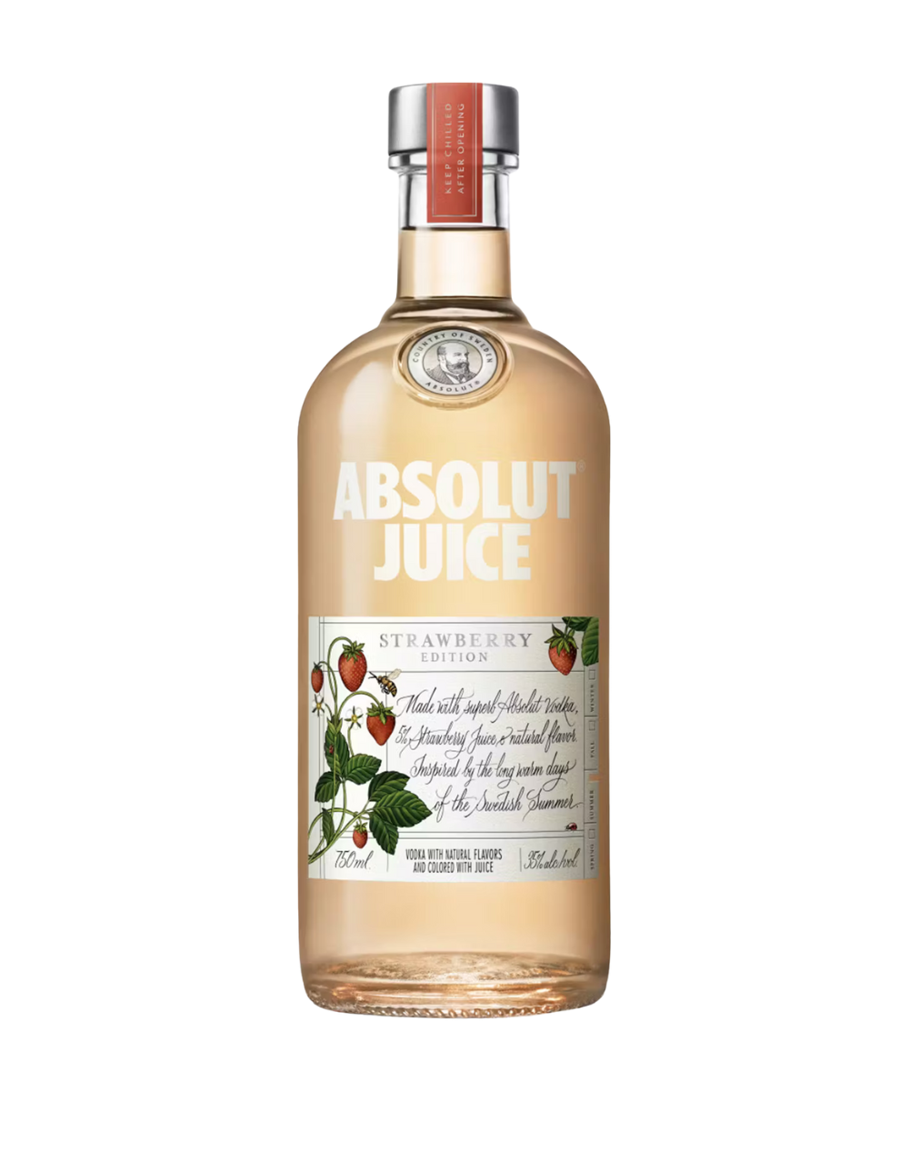 ABSOLUT JUICE STRAWBERRY VODKA EDITION