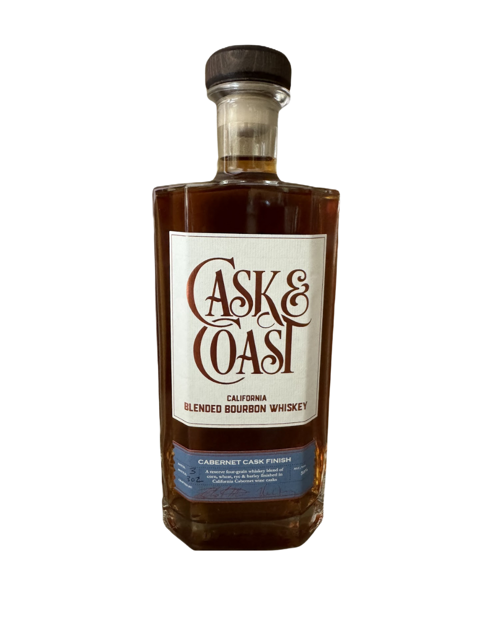CASK & COAST CABERNET CASK-FINISH SMALL BATCH CALIFORNIA BOURBON