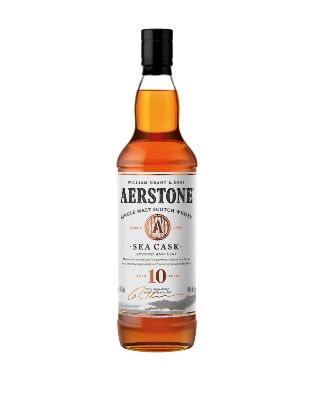 AERSTONE SEA CASK 10 YEAR OLD SINGLE MALT SCOTCH WHISKY