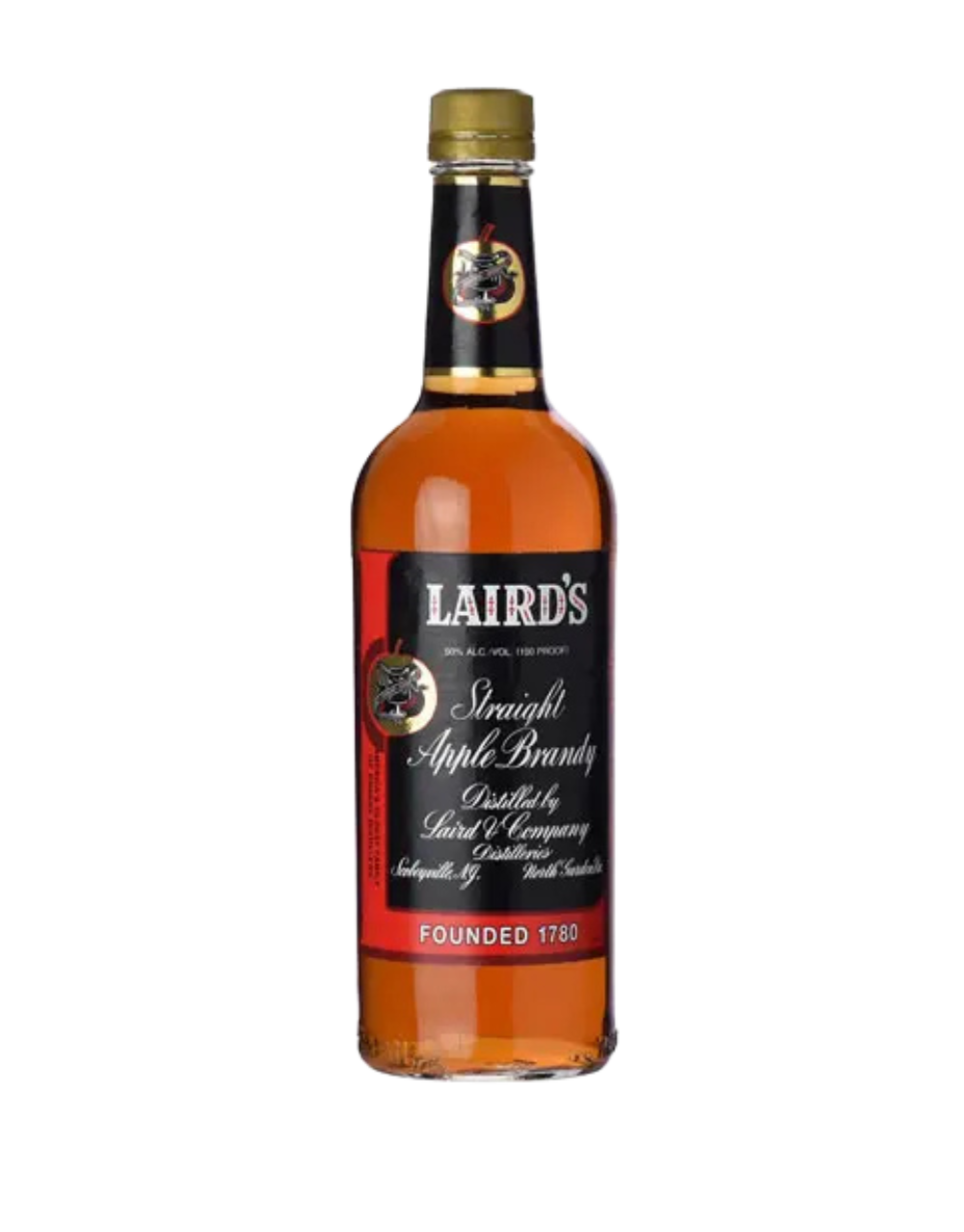 LAIRD'S STRAIGHT APPLE BRANDY BOTTLED IN BOND