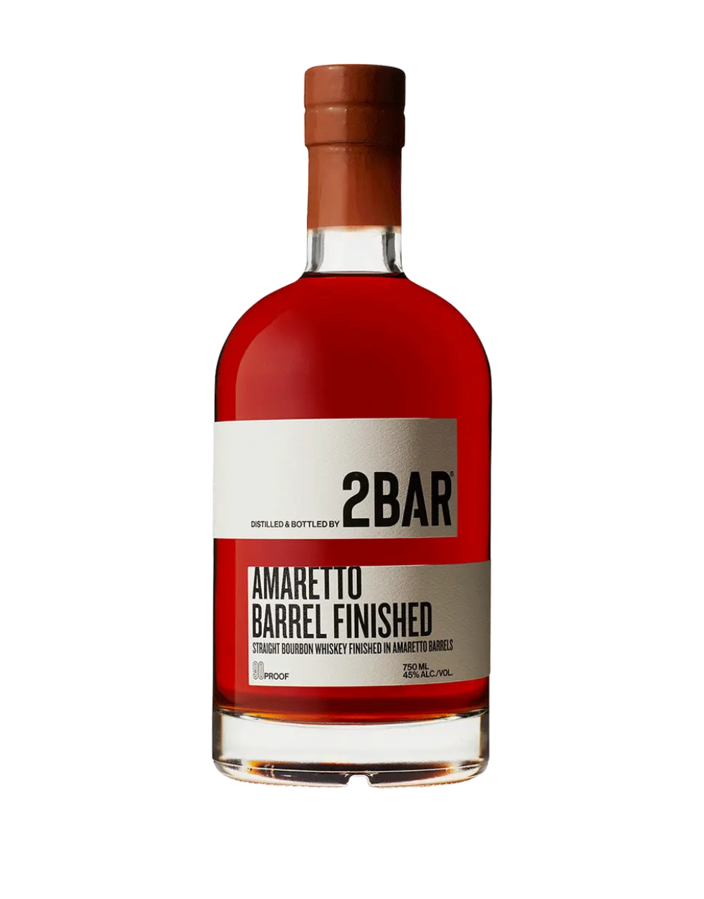 2BAR AMARETTO BARREL FINISH BOURBON WHISKEY
