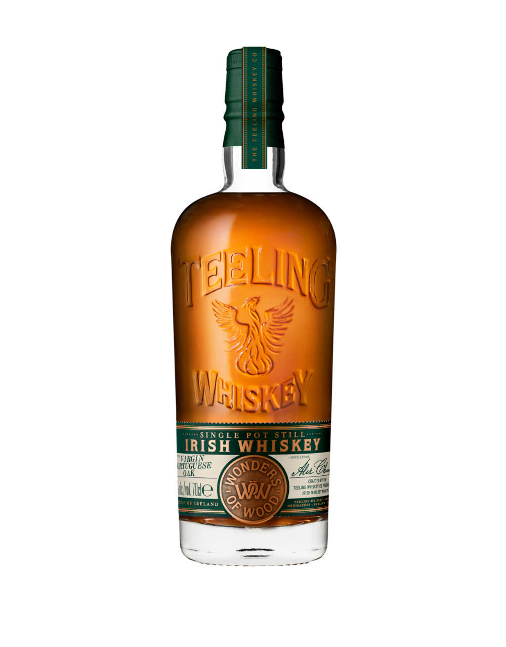 TEELING WONDERS OF WOOD SINGLE POT STILL IRISH WHISKEY VIRGIN PORTUGUESE OAK FINISH