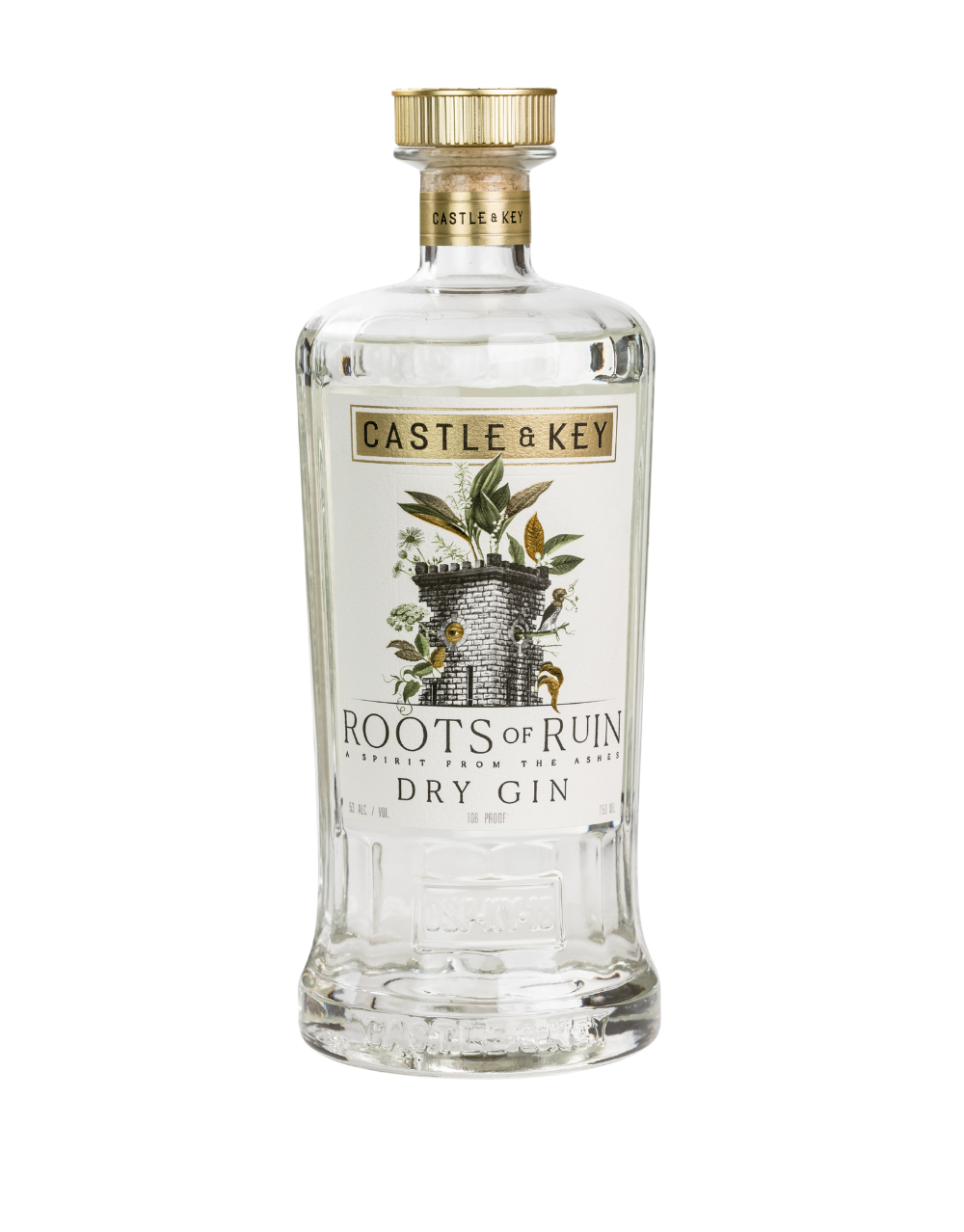 CASTLE & KEY ROOTS OF RUIN DRY GIN