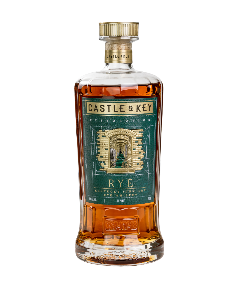 CASTLE & KEY RESTORATION RYE WHISKEY