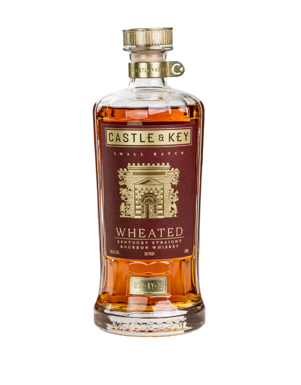 CASTLE & KEY SMALL BATCH WHEATED BOURBON WHISKEY