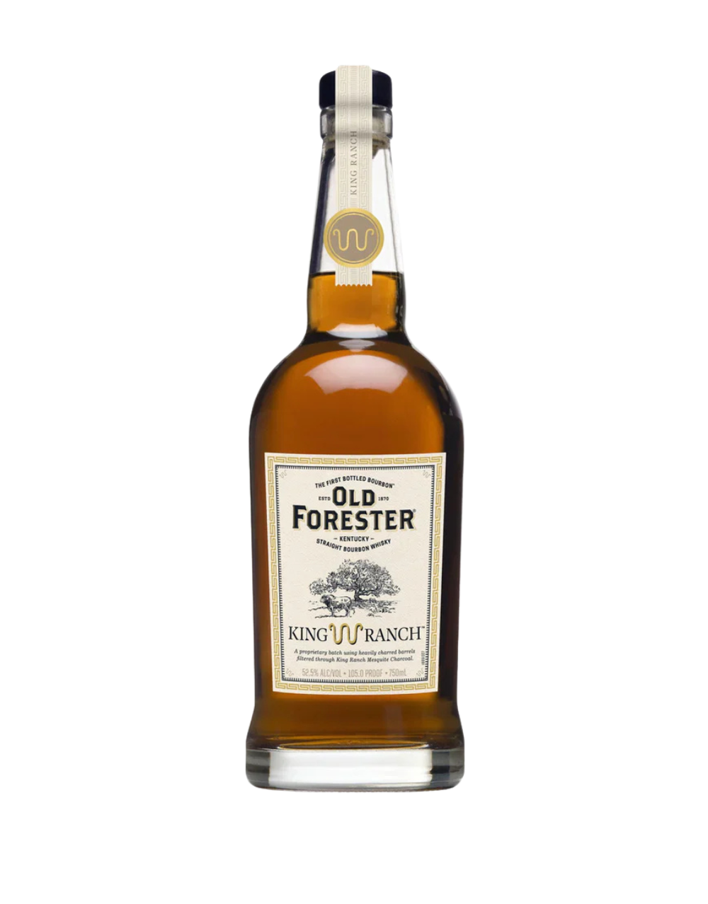 OLD FORESTER KING RANCH BOURBON WHISKY