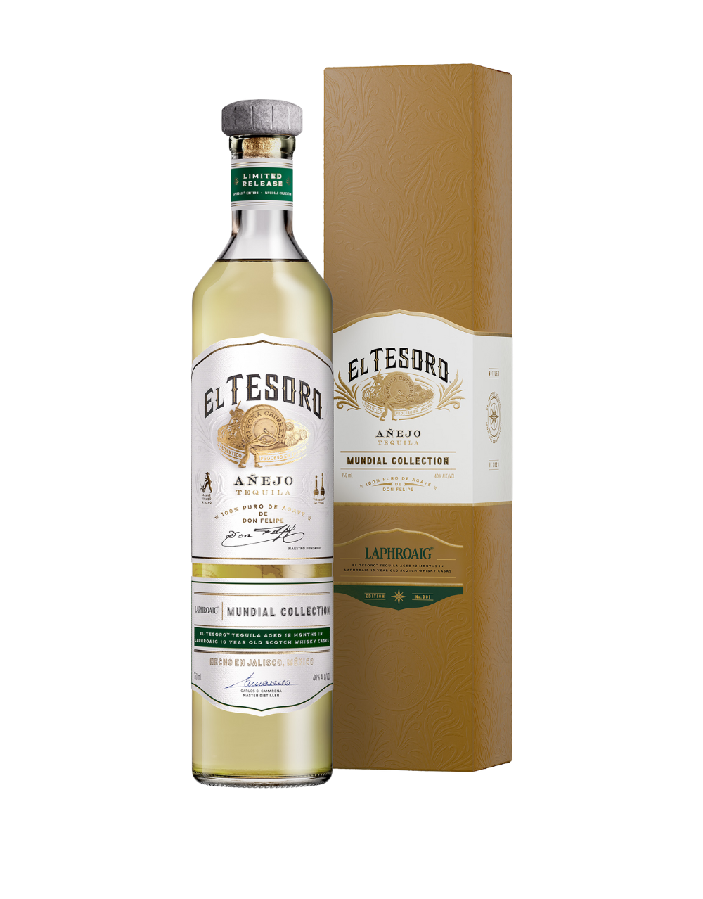 EL TESORO MUNDIAL LAPHROAIG CASK AÑEJO TEQUILA