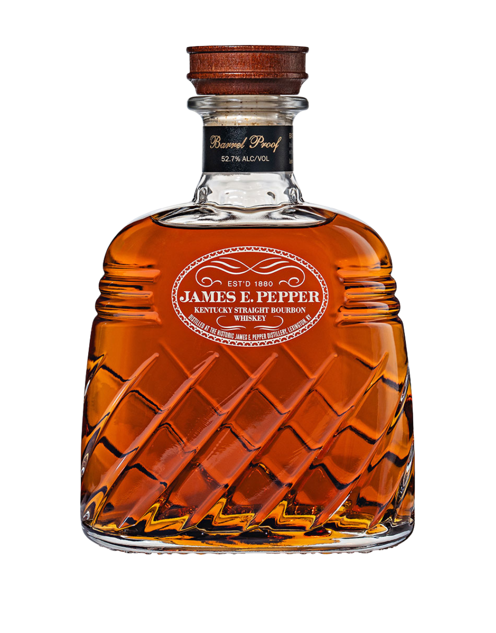 JAMES E. PEPPER DECANTER BARREL PROOF BOURBON