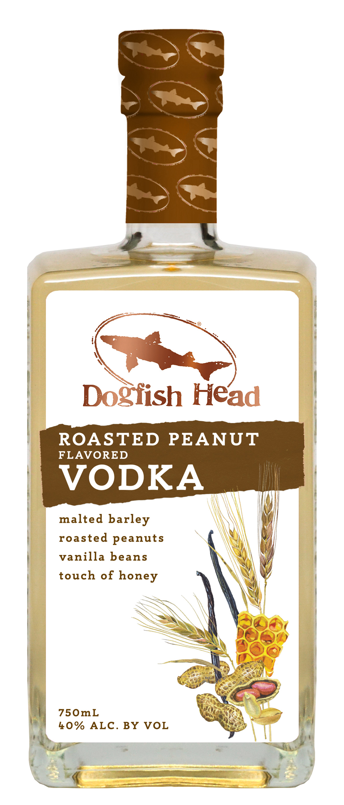 DOGFISH HEAD SPIRITS ROASTED PEANUT VODKA