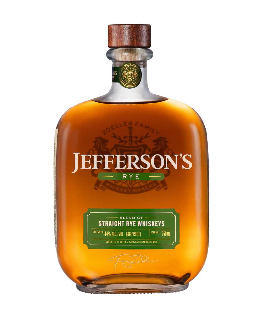 JEFFERSON'S STRAIGHT RYE WHISKEY