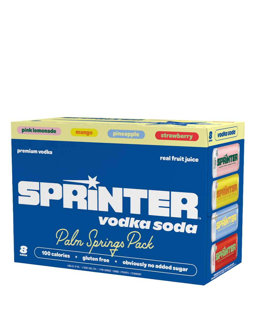 SPRINTER VODKA SODA PALM SPRINGS PACK