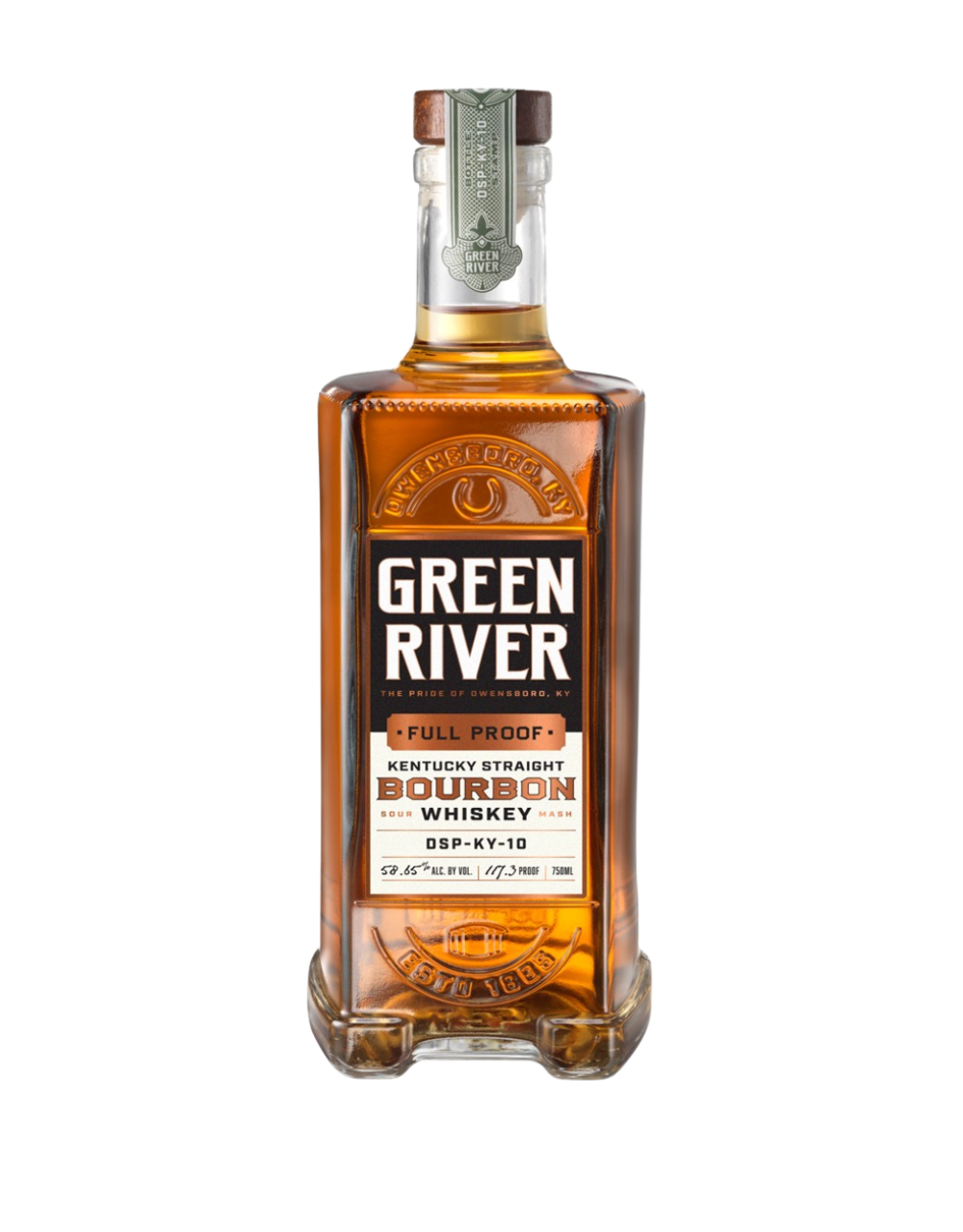 GREEN RIVER FULL PROOF BOURBON WHISKEY
