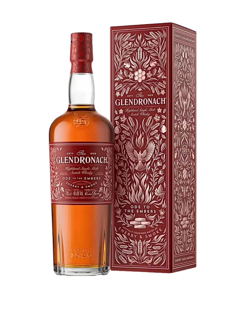 GLENDRONACH ODE TO THE EMBERS SINGLE MALT SCOTCH WHISKY