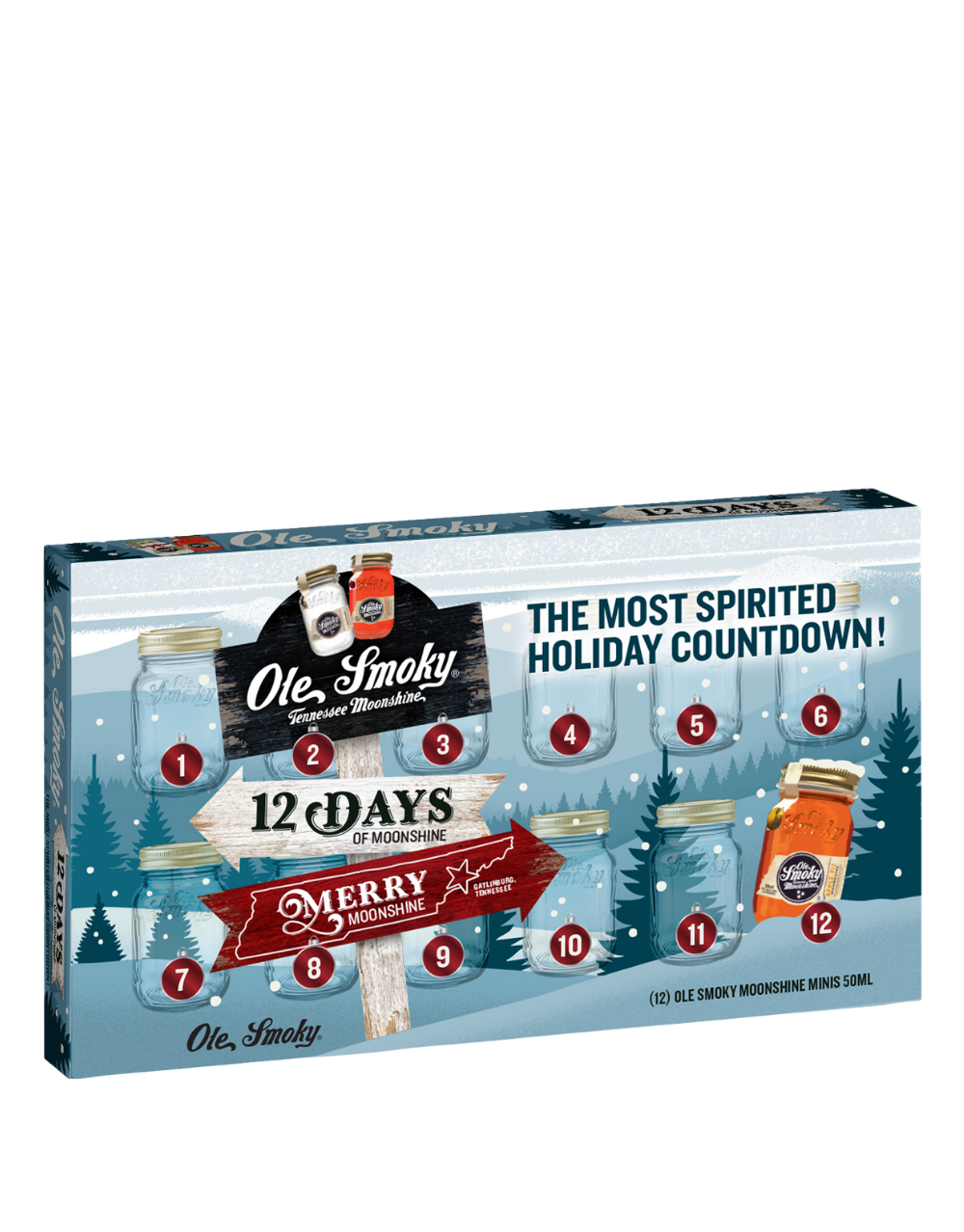 OLE SMOKY 12 DAYS OF MOONSHINE MINIS HOLIDAY PACK