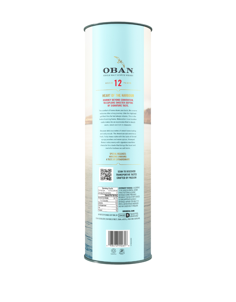 Oban Heart Of the Harbour Aged 12 Years Single Malt Scotch Whisky