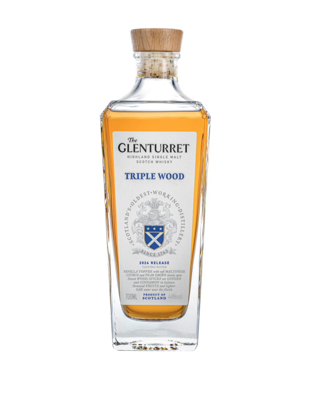 THE GLENTURRET TRIPLE WOOD SINGLE MALT WHISKY