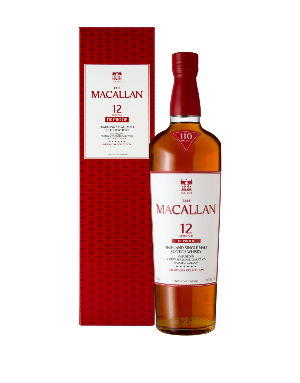 The Macallan Sherry Oak 12 Years Old - 110 Proof | ReserveBar